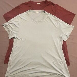 Pair of Son of a Tailor Men's Crew Neck T-Shirt Tencel Cotton Blend Size XL